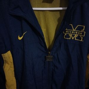 Nike Michigan wolverine medium jacket mint condition..